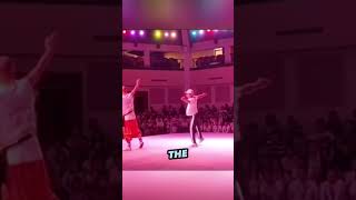 Breakdancer stuns Shaolin master on stage with epic moves [upl. by Olshausen243]