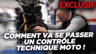 Exclusif  Contrôle Technique Moto la procédure [upl. by Huntington]