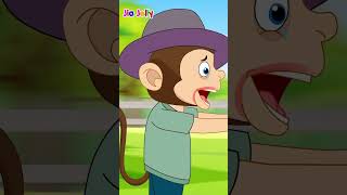 Bandar Mama Pahan Pajama l बंदर मामा l Hindi Rhymes For Children  Rhymes for Kids shorts [upl. by Riem]