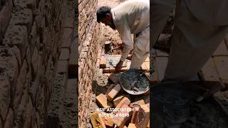 BUILDING FOUNDATION brickwork bricklaying mason shorts construction home viral [upl. by Kcirret]