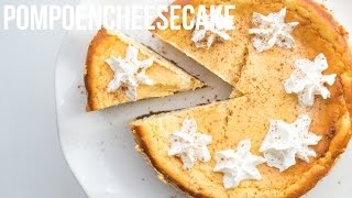 RECEPT Pompoencheesecake  OhMyFoodness [upl. by Nomae]