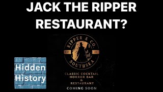 Mysterious Jack the Ripper themed bar and restaurant set to open [upl. by Mali]