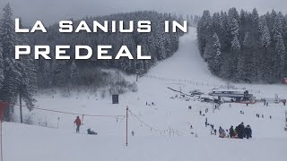 La sanius in Predeal 2023  Snow sleding in Predeal 2023 [upl. by Sirej]