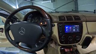 Mercedes ML W163 Pioneer SPHDA160DAB Car Stereo  Ground Zero Subwoofer amp Ground Zero Amplifier [upl. by Daveda447]