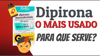 Dipirona  Para que serve  Aumenta ou baixa a pressão  Saiba a verdade [upl. by Yunick]