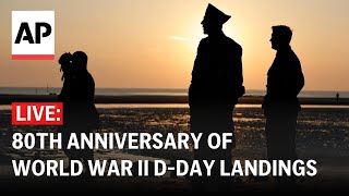 Dday LIVE Commemorative events underway across Europe on 80th anniversary [upl. by Sakovich]