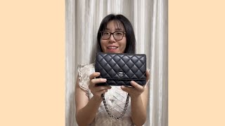 Chanel WOC wallet in chain review most spotted Chanel bag in Singapore Best first Chanel bag [upl. by Ardnic554]