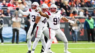 Patriots Best Defensive Plays From 9sack Game vs Bears  Week 10 [upl. by Felske]