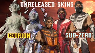 MK11 Unreleased Skins amp Gears  SubZero amp Cetrion [upl. by Wei]