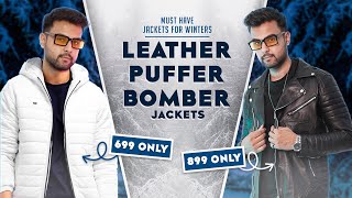 Must Have Mens Jackets For Winters in Budget  Jackets for Men Under ₹1000 [upl. by Demah]