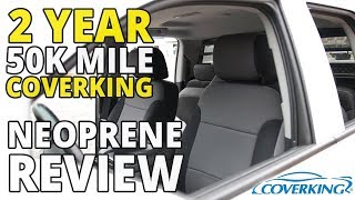 CoverKing Neoprene Seat Cover Review 2 Years and 50K Miles Silverado [upl. by Stephani824]