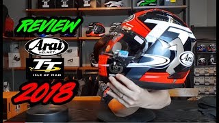 รีวิว หมวกกันน็อค Arai RX7V IOM TT limited edition 10 year Arai x iomTT [upl. by Arondel]