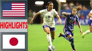 USA vs Japan Extended Highlights amp All Goals  PreMatch Womens Football Olympic Games 2024 [upl. by Centeno449]