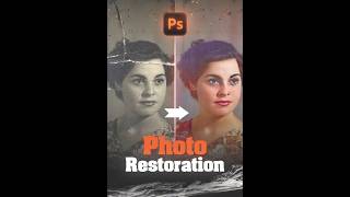 Old photo restore in Photoshop old pic recovery Kaise kare old pic to new Photoshop [upl. by Fujio424]