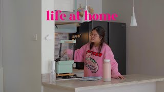 LIFE AT HOME⏤ what i realistically eat in a day to lose weight grocery shopping amp some me time 🌸 [upl. by Kopans]