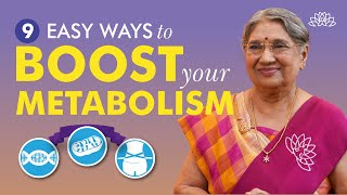 How to Boost Your Metabolism Naturally 9 Tips to Improve Your Metabolism  Health Tips [upl. by Annwahs]