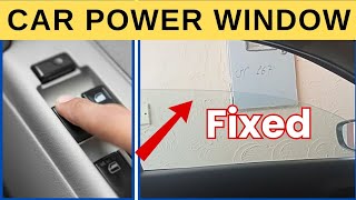 Fix Car Power Window Not Working DIY Car Power Window Repair GuideAll Car Models [upl. by Legir314]