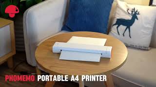 Phomemo M08F Portable Thermal Printer  Print Instantly On The Go With Bluetooth Connection [upl. by Merton988]