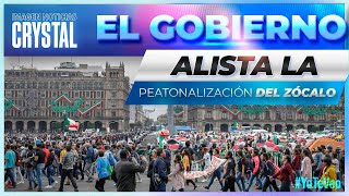 Peatonalización del Zócalo CDMX ¿qué opina la ciudadanía  Noticias con Crystal Mendivil [upl. by Schlosser]