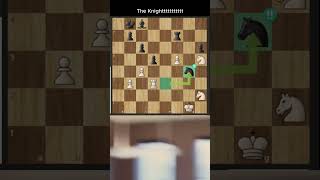 The Knight brilliant move chess [upl. by Pinette]