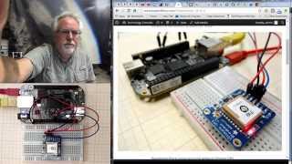 Beaglebone Black GPS Tracker LESSON 1 Hook Up the Adafruit Ultimate GPS [upl. by Aivalf]