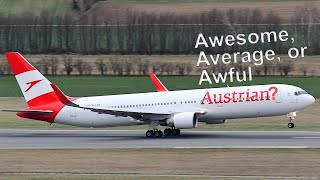 Austrian Business Class 767 Newark to Vienna [upl. by Cindie]