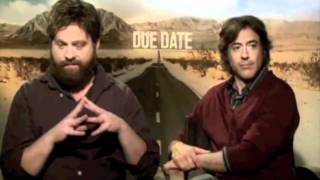 Robert Downey Jr amp Zach Galifianakis moments [upl. by Beckett]