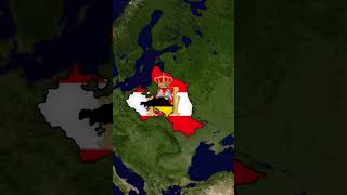 Upadek Rzeczpospolitej Obojga Narodów history map flag edit poland lithuania [upl. by Albertina697]