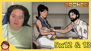 Archer  5x12 amp 13  Filibuster and ArrivalDeparture  Reaction [upl. by Anirhtak]