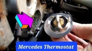 🥶 Mercedes M271 w203 w204 Thermostat Wechsel Motor wird nicht Warm Heizung bleibt Kalt replacement [upl. by Yentruocal]