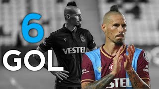 Marek Hamšík Trabzonspordaki Tüm Golleri [upl. by Yevi]