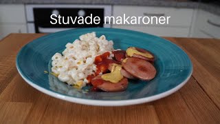 Stuvade makaroner I Mjölk kokta makaroner [upl. by Yorgo]