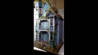 Victorian Painted Lady Dollhouse Build Update 3 [upl. by Ahterahs502]