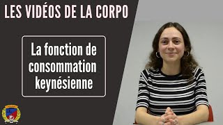 Macroéconomie La fonction de consommation keynésienne [upl. by Enyalaj533]