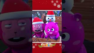 Christmas Finger Family shorts nurseryrhymes hooplakidz [upl. by Nhaj]