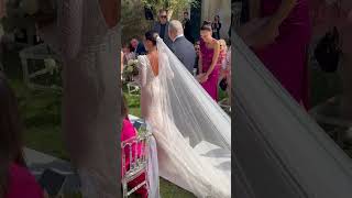 Claudia entra sulle note di Rino Gaetano wedding matrimonio bridetobe weddingday love bride [upl. by Stultz414]