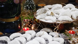 Biscuits fondants 👌 Kipferl noisettes bredele de Noël avec 1 seul oeuf 🥚 [upl. by Reynold227]