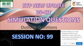 Simulation Questions Session 99 BS CIT [upl. by Pansie]