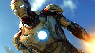 Iron Man Plane Rescue Scene  Iron Man 3 2013 Movie CLIP HD [upl. by Aicilyhp]