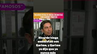 Ricardo Peralta niega enemistad con Karime Pidnter [upl. by Drucill]