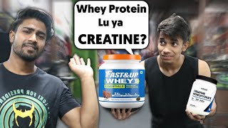 Creatine VS Whey Protein Whey Protein Or Creatine Which Is better [upl. by Dickson]