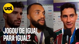 FLUMINENSE JOGOU DE IGUAL PARA IGUAL COM O CITY JOGADORES FALAM SOBRE A GOLEADA NA FINAL DO MUNDIAL [upl. by Redfield]