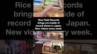 Rice Field Records brings you inside of record stores in Japan A new video posted once a week [upl. by Hairym819]