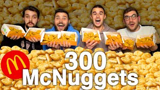 300 McNuggets CHALLENGE 🔥 [upl. by Enneyehs]