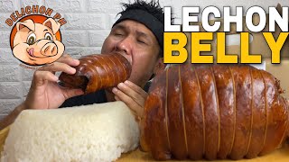 Lechon Belly Roll Mukbang by Delichon PH [upl. by Nivrad]