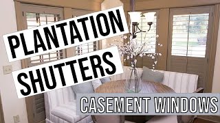 How to Install Plantation Shutters on Casement Window Video  Do It Yourself [upl. by Gabbey]