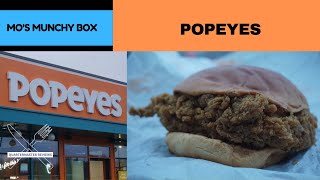 Mos Munchy Box  Popeyes Louisiana Kitchen Glasgow [upl. by Starlin20]