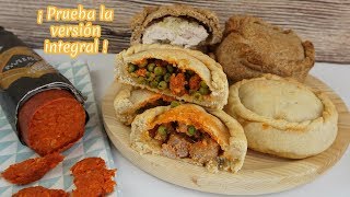 Empanadas de carne y sobrasada o panades de MallorcaRecetas de pascua [upl. by Okun]