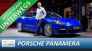 Weltpremiere Sitzprobe im Porsche Panamera 2017 mit Insider Infos [upl. by Bakemeier295]