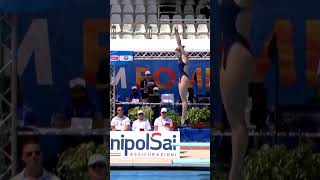 Michelle Heimberg Springboard Dive 🌊 diving olympics womenssports athelete dive sports [upl. by Yenterb]